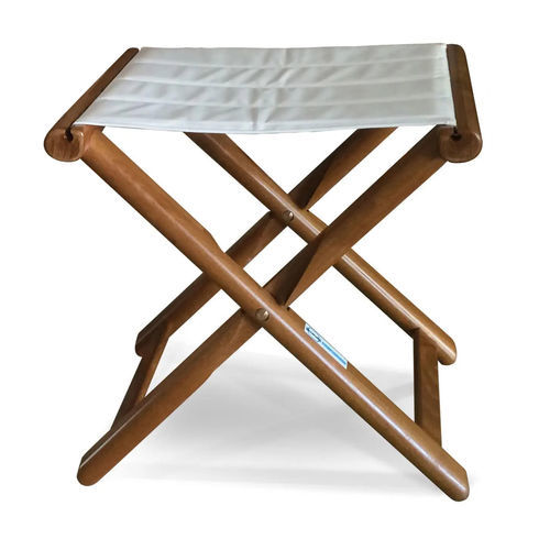 Tabouret pour bateau - OVAL | 1DST.E - Valdenassi - contemporain / en coton / en teck