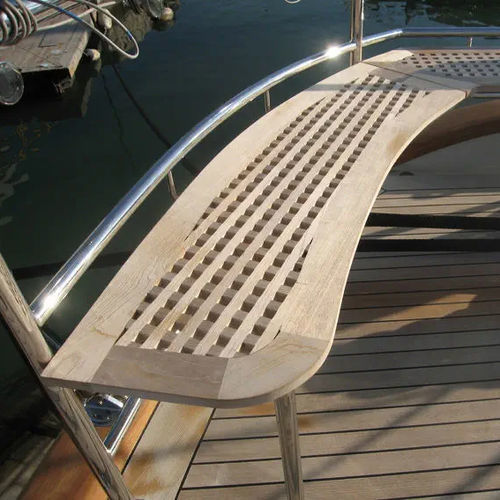 Banc pour bateau - Carabottini per sedute - Valdenassi - contemporain / en teck / sans dossier