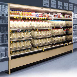 Vitrine réfrigérée étagère - D5XRRI, D5XRRIS   - Hussmann - pour commerce / avec éclairage