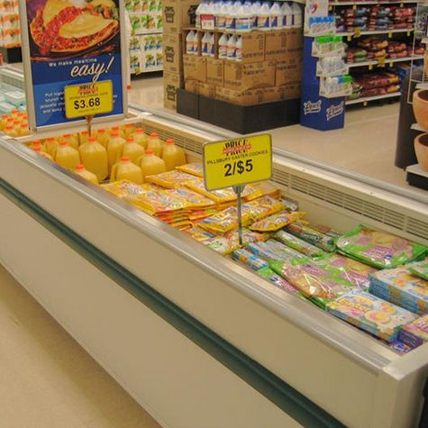 Vitrine réfrigérée îlot - FN - Hussmann - pour commerce / pour aliments congelés