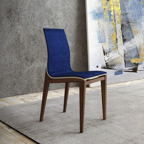 Chaise contemporaine - LEAF  - AROUNDtheTREE Design - d'intérieur / en tissu / en cuir