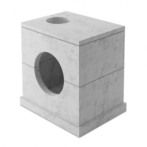 Regard d'égout en béton - MEDIUM-SIZED BOX - A Cimenteira do Louro