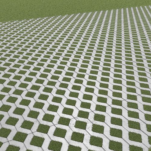 Dalle gazon en béton - HEXAGONAL COVER GRID - A Cimenteira do Louro