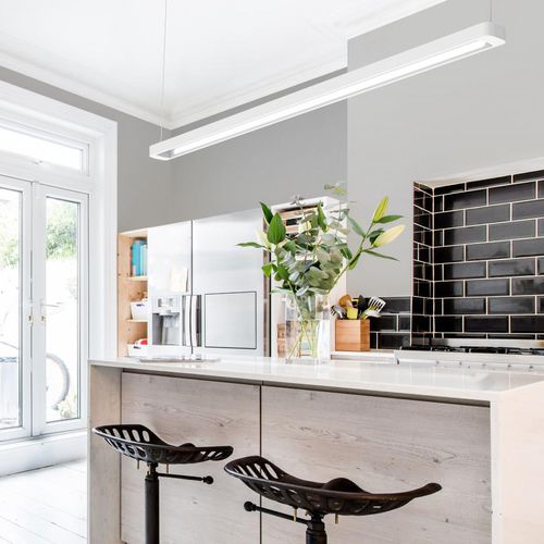 Suspension - STRIPE - Zafferano Srl - en aluminium peint / en polycarbonate / contemporaine