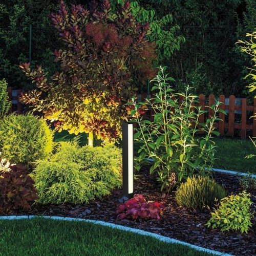 Borne d'éclairage de jardin - SLAT - Zafferano Srl - contemporaine / en aluminium peint / en polycarbonate
