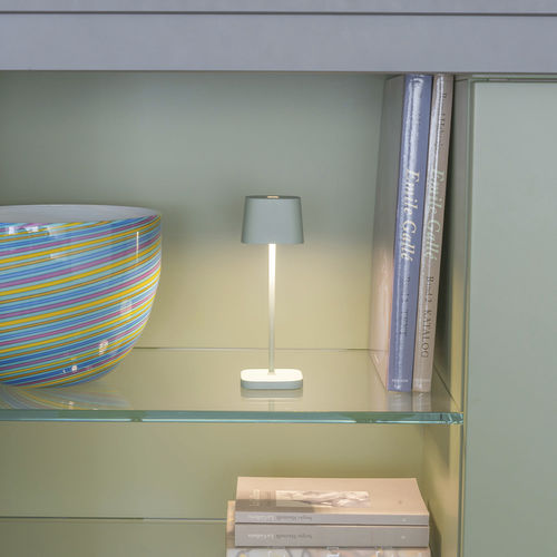 Lampe de table - OFELIA MICRO - Zafferano Srl - en aluminium / contemporaine / à batterie rechargeable