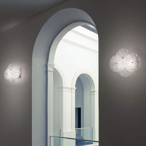 Applique murale contemporaine - MARIPOSA - Zafferano Srl - d'intérieur / en verre / en métal peint