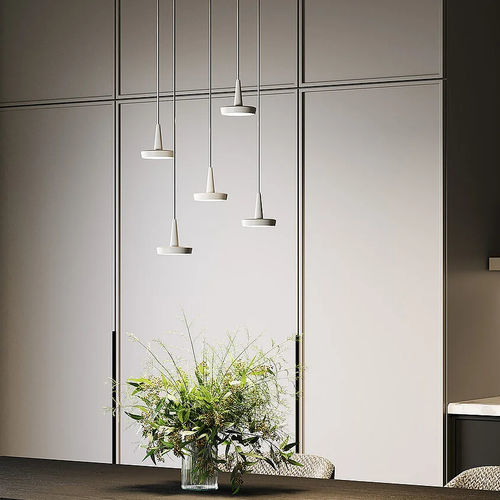 Suspension - BABY - Zafferano Srl - en aluminium / en fonte d'aluminium / en verre borosilicaté