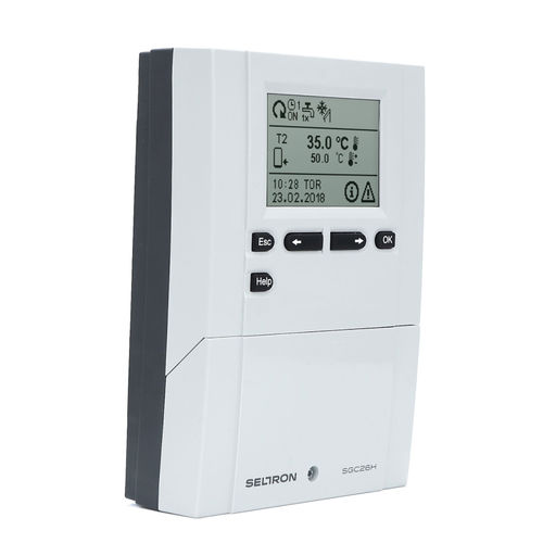 Régulateur de chauffage mural - SGC36HV - Seltron - pour chauffe-eau solaire / commande à distance