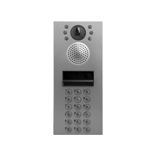 Visiophone en inox - 4302NV - Videx Electronics S.p.A. - en acier inoxydable fini mat / encastrable / d'extérieur