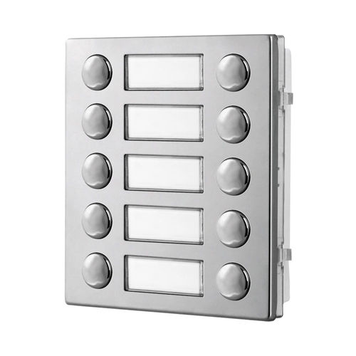 Module d'interphone en inox - 4845D - Videx Electronics S.p.A. - en acier inoxydable fini mat / en aluminium anodisé / non-résidentiel