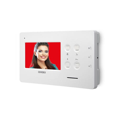 Visiophone blanc - 6478 - Videx Electronics S.p.A. - noir / encastrable / d'intérieur
