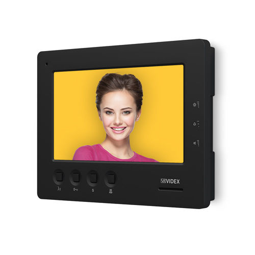 Visiophone blanc - 6778 - Videx Electronics S.p.A. - noir / encastrable / d'intérieur