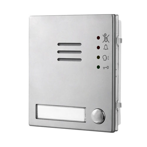 Module d'interphone en acier inoxydable fini mat - 4304-1 - Videx Electronics S.p.A. - en acier inoxydable fini miroir / en aluminium anodisé / non-résidentiel
