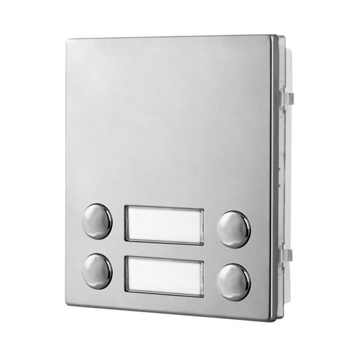 Platine de rue en inox - 4042D - Videx Electronics S.p.A. - en aluminium anodisé / en acier inoxydable fini mat / encastrable