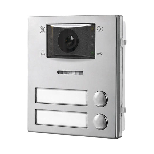 Visiophone en acier inoxydable fini mat - 4533-2 - Videx Electronics S.p.A. - en acier inoxydable fini miroir / encastrable / d'extérieur