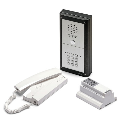 Interphone audio blanc - VRKC - Videx Electronics S.p.A. - noir / encastrable / d'intérieur