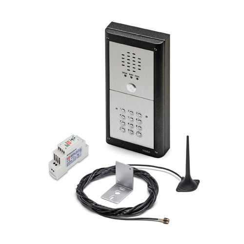Interphone audio blanc - GSM4KCR - Videx Electronics S.p.A. - noir / encastrable / d'extérieur