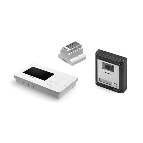 Visiophone blanc - VK4K/6458 - Videx Electronics S.p.A. - noir / encastrable / d'extérieur