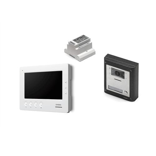 Visiophone blanc - VK4K/6758 - Videx Electronics S.p.A. - noir / encastrable / d'extérieur