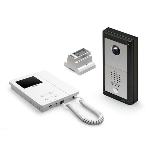 Visiophone blanc - VRVK/6256 - Videx Electronics S.p.A. - noir / encastrable / d'extérieur