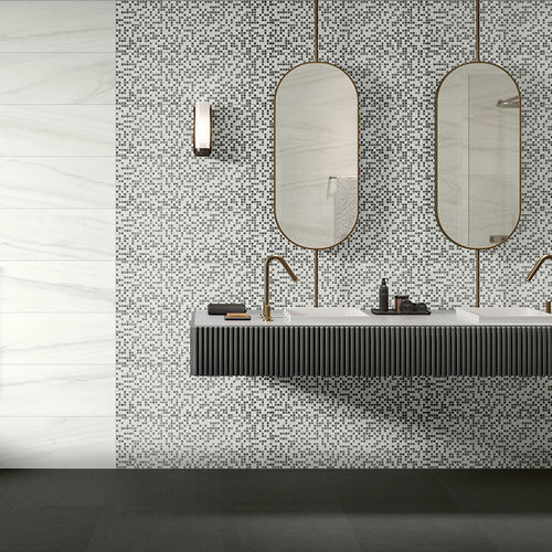 Carrelage en céramique émaillée - COVELANO BIANCO - revigres - poli / mat / d'intérieur