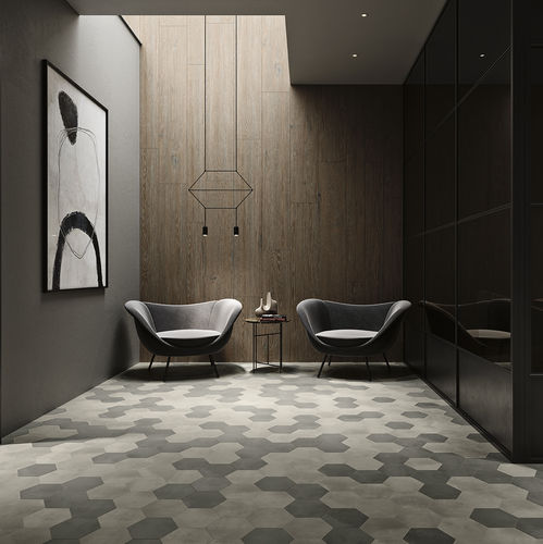 Carrelage en grès cérame - Locus - revigres - en porcelaine / mat / d'intérieur