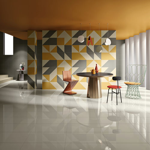 Carrelage en grès cérame - Chromatic Remix & Cuts - revigres - mat / d'intérieur / d'extérieur