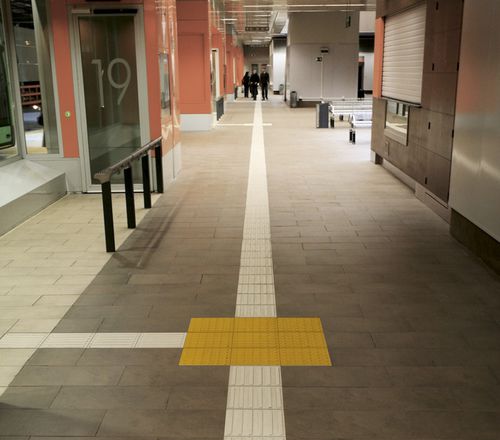 Carrelage en céramique - TACTILE - revigres - à relief / d'intérieur / d'extérieur