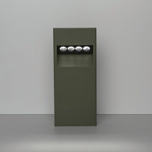 Borne d'éclairage de jardin - DOMINO 4 - PURALUCE - contemporaine / en acier inoxydable / en PMMA