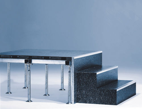 Marche en grès cérame - Kalthoff - pour plancher technique