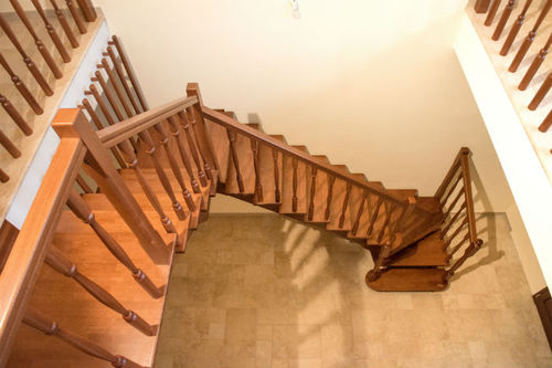 Escalier quart tournant - LONDON - Ci. Erre Scale - à marches en bois / structure en bois / contemporain