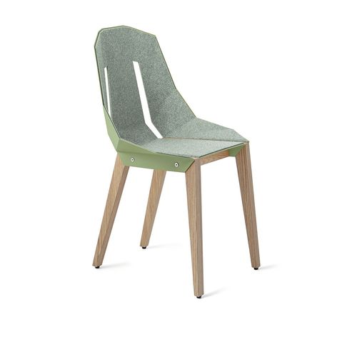 Chaise design scandinave - DIAGO  - Tabanda - d'intérieur / en tissu / en aluminium