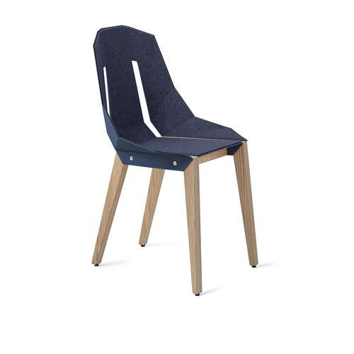 Chaise contemporaine - DIAGO - Tabanda - d'intérieur / en feutre / avec piètement en chêne