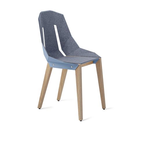 Chaise contemporaine - DIAGO  - Tabanda - d'intérieur / en feutre / avec piètement en chêne