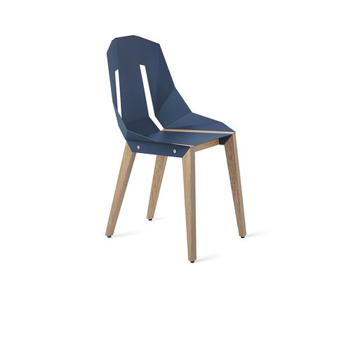 Chaise contemporaine - DIAGO - Tabanda - d'intérieur / en aluminium / avec piètement en chêne