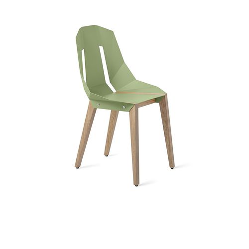 Chaise contemporaine - DIAGO - Tabanda - d'intérieur / en aluminium / avec piètement en chêne