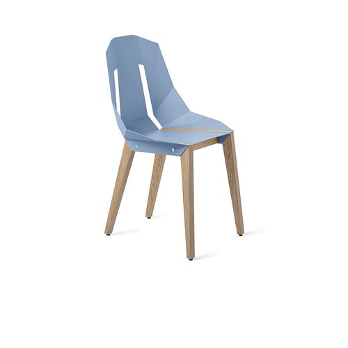 Chaise contemporaine - DIAGO - Tabanda - d'intérieur / en aluminium / avec piètement en chêne