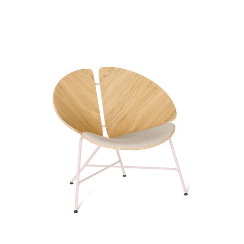 Fauteuil contemporain - GINKA - Tabanda - en tissu / en chêne / en contreplaqué