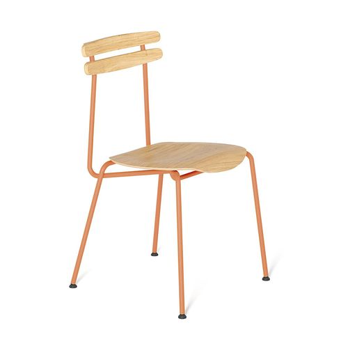 Chaise contemporaine - TROJKA - Tabanda - d'intérieur / en chêne / en contreplaqué
