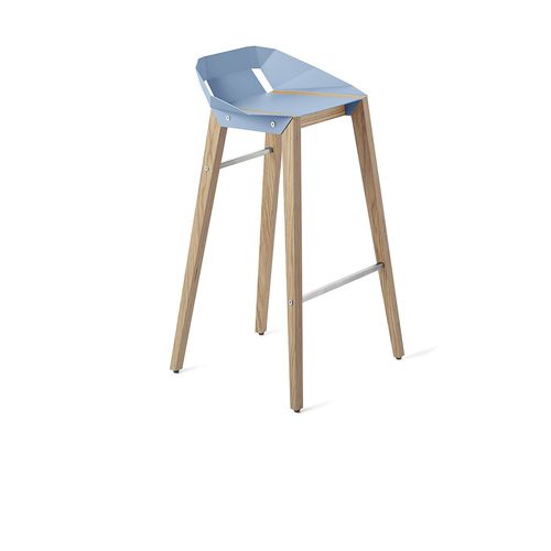Chaise de bar contemporaine - DIAGO - Tabanda - d'intérieur / en aluminium / avec piètement en chêne