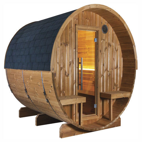 Sauna en forme de tonneau - HELSINKI - STAR WELLNESS - électrique / résidentiel / professionnel