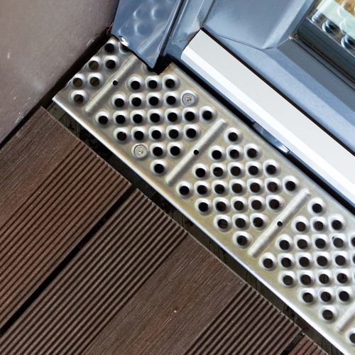 Grille de ventilation en inox - megawood by NOVO-TECH - rectangulaire / d'extérieur / résidentielle