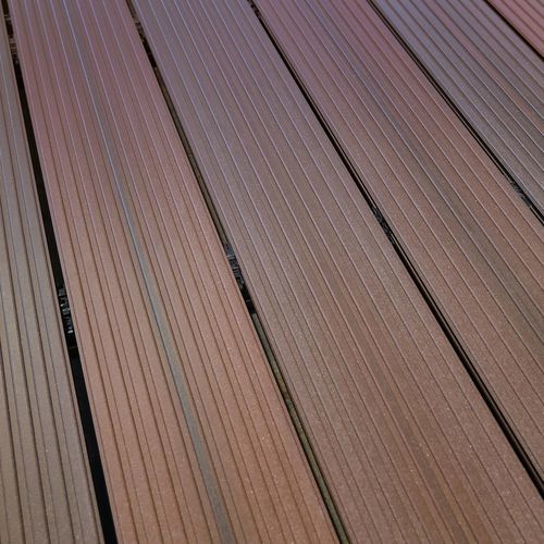 Lame de terrasse WPC - CLASSIC - megawood by NOVO-TECH - aspect bois / rainurée / clipsable