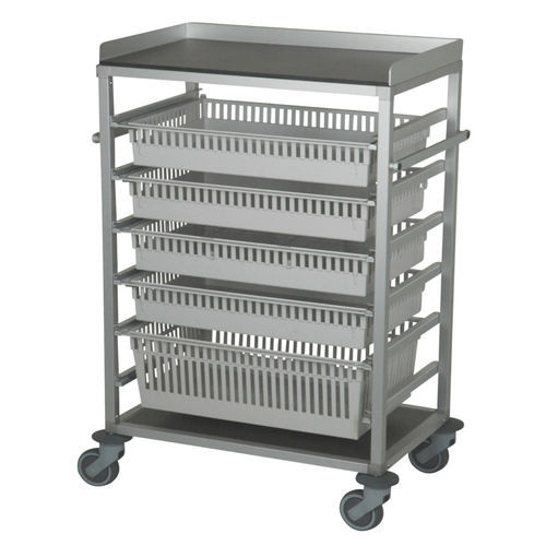 Chariot polyvalent - Mercura Industries - de stockage / pour hôpital / de transport