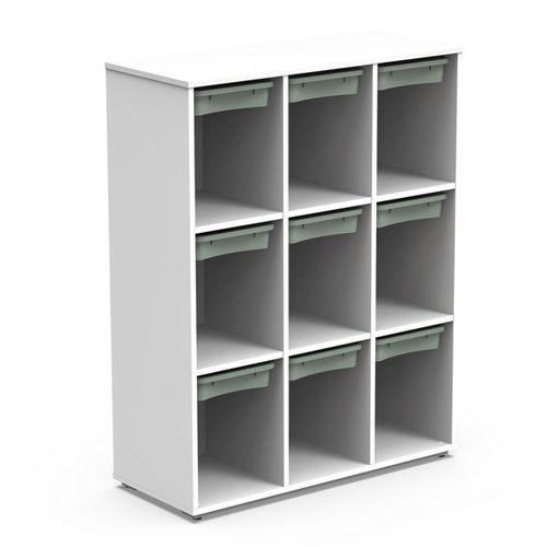 Armoire de classement basse - BR9TN - Nautilus SA - agglomérée / en PP / PVC