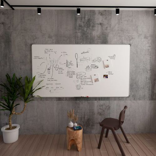 Tableau magnétique - QP09 - Nautilus SA - blanc / à écrire / mural