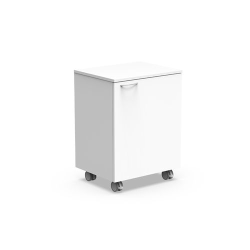 Caisson de bureau en mélaminé - 600 - Nautilus SA - PVC / avec porte battante / mobile