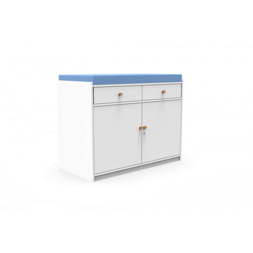 Table à langer en hêtre - BM01  - Nautilus SA - en polyamide / en polyuréthane / sur pied