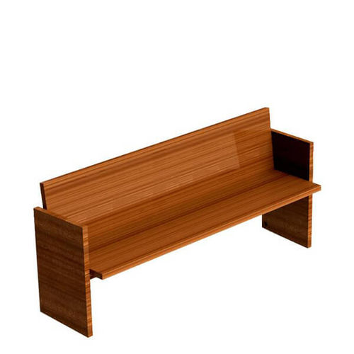 Banc public contemporain - CARVALHOS - Nautilus SA - en bois / avec dossier / avec accoudoirs